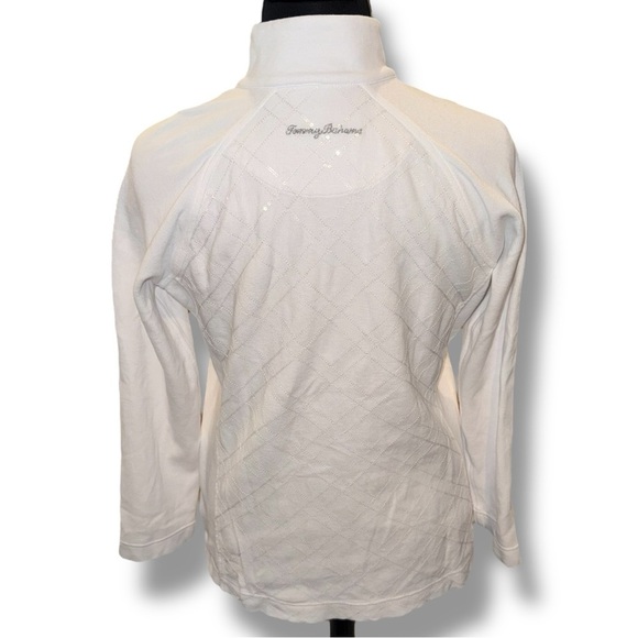 TOMMY BAHAMA Aruba Diamond Days Embroidered Full-Zip Sweatshirt - XL White - Picture 6 of 15